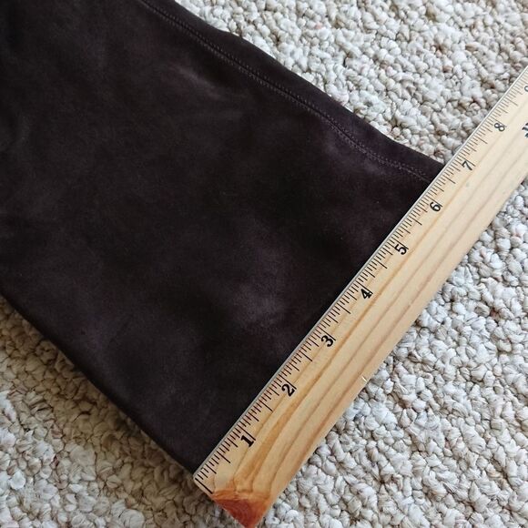 SERGIO ROSSI brown Suede below the knee boots size 7 - Picture 10 of 12